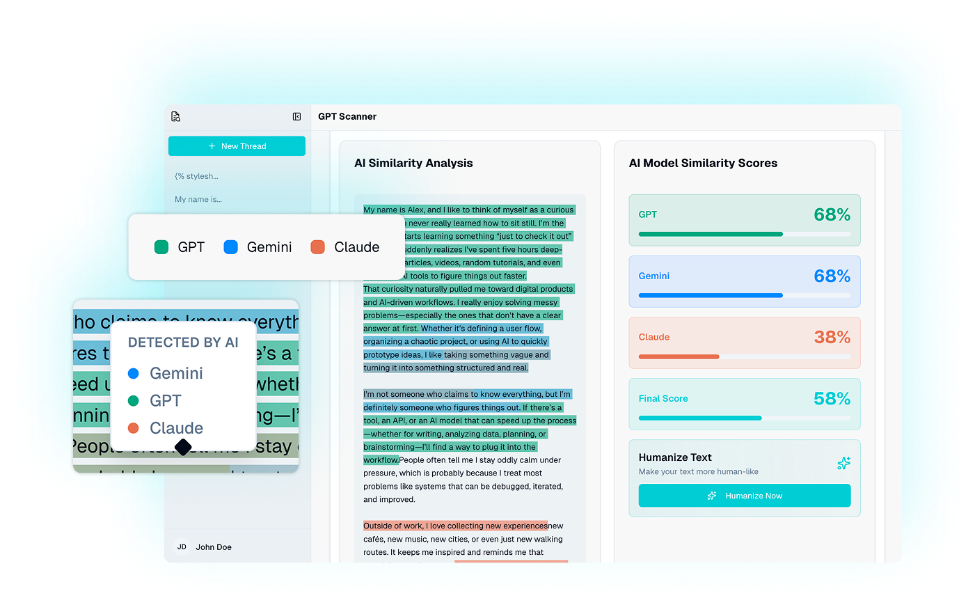 Gpic Scanner GPT Scanner - AI Text Detection & Watermark Removal